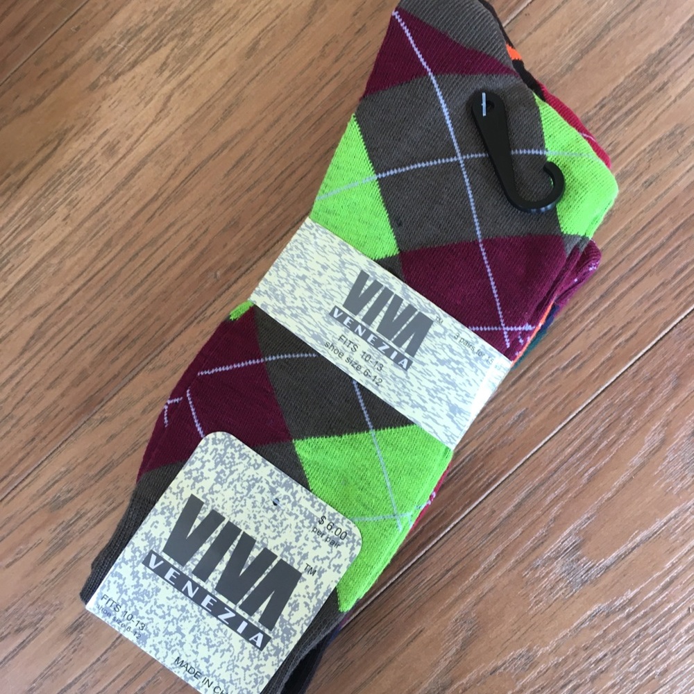 Argyle Socks 3 pack